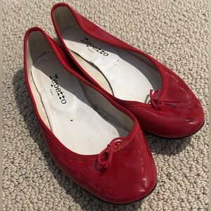 Red flats Repetto Paris